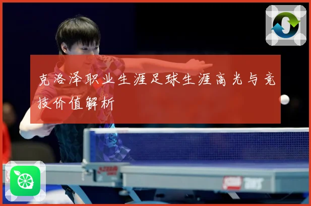 克洛泽职业生涯足球生涯高光与竞技价值解析